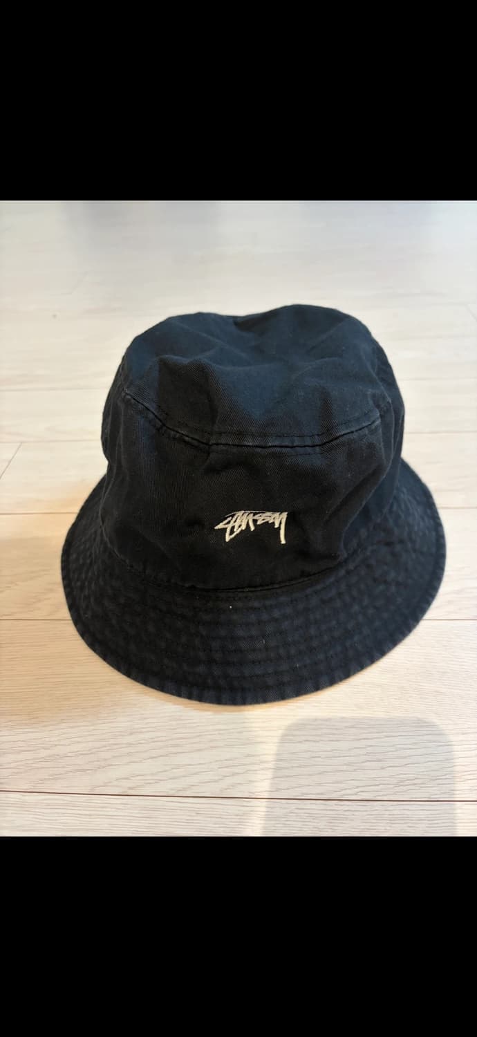 스투시 블랙 버킷햇 상품이미지1