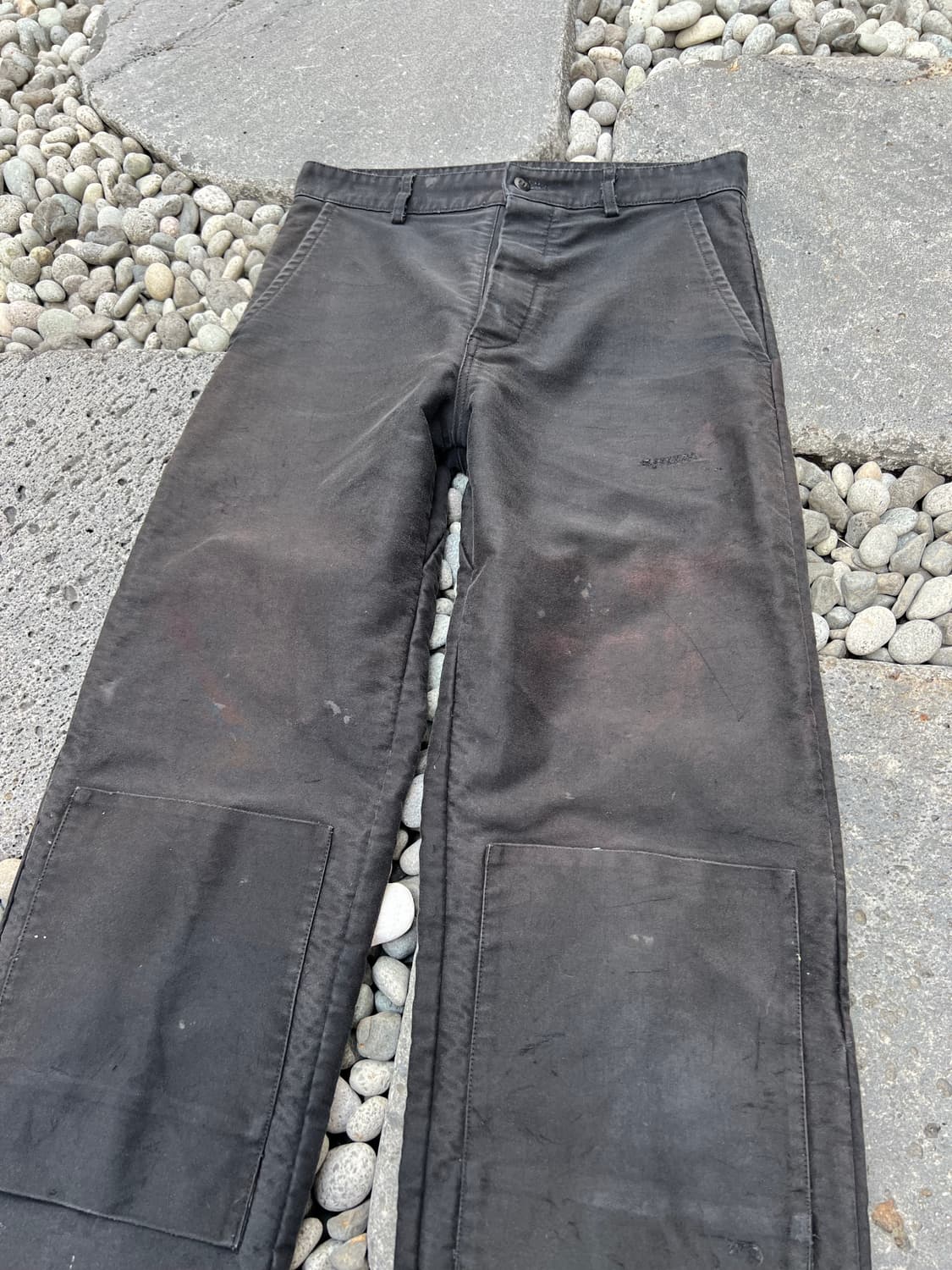OLD EURO LAFONT BLACK MOLESKIN 블랙몰스킨팬츠 상품이미지6