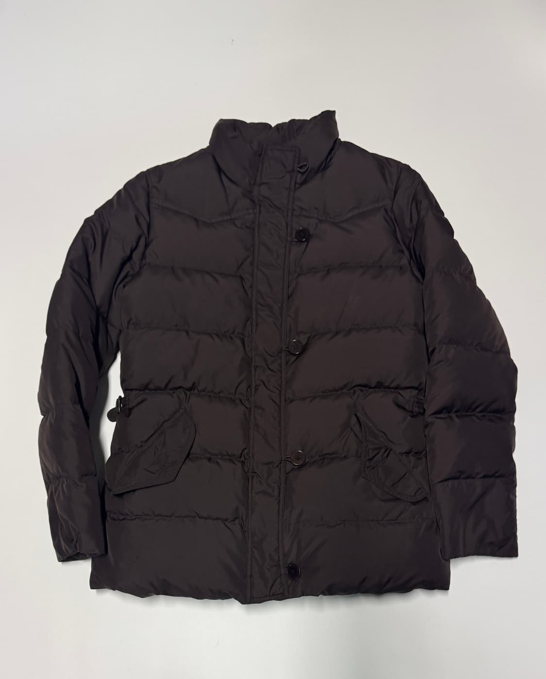 여성 랄프로렌 그린라벨 덕 다운 퀄팅 패딩 자켓 s 브라운 상품이미지1