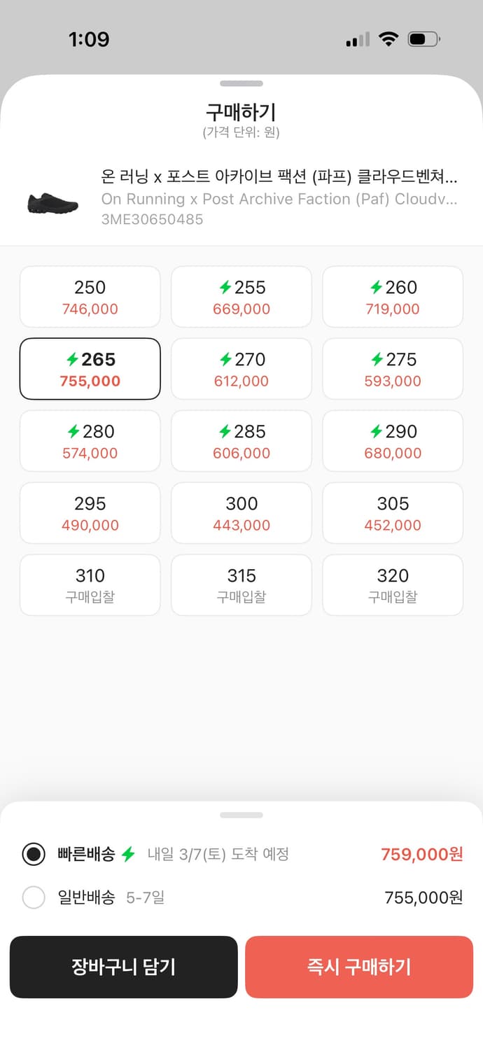 온러닝 파프 265 상품이미지2