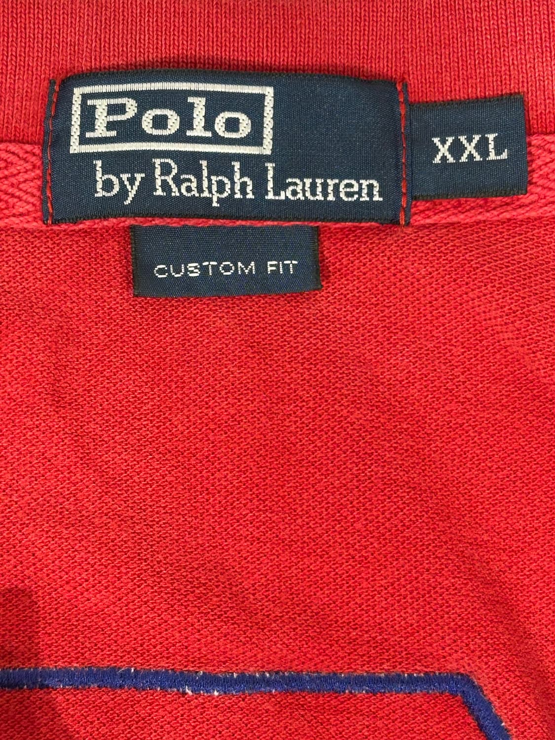 폴로 레드 빅 로고 커스텀 핏 반팔 카라티 XXL 상품이미지7