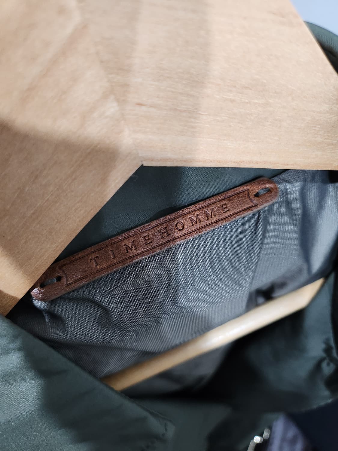 타임옴므 카키 트렌치코트 100 상품이미지6