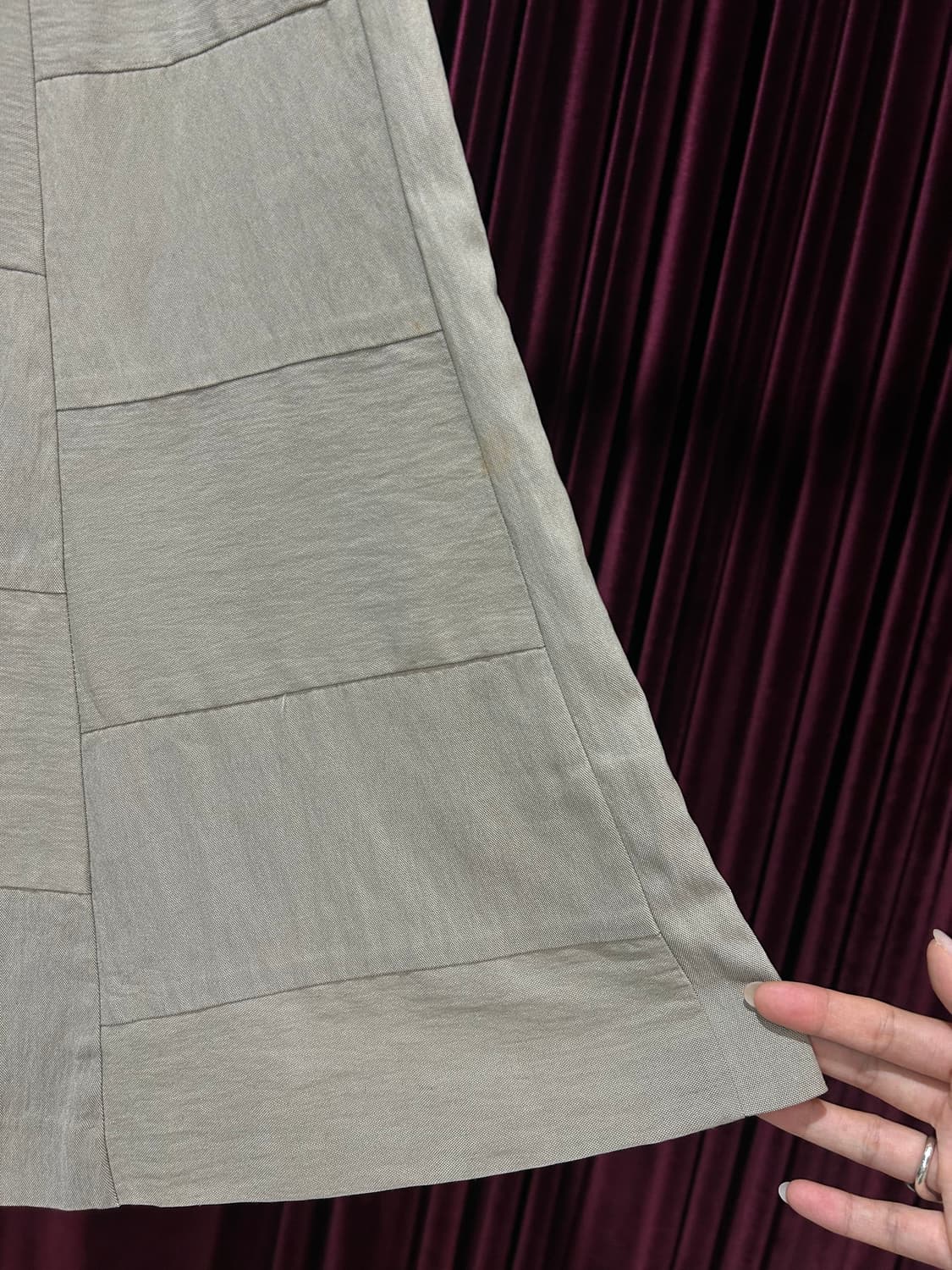 ISSEY MIYAKE HAAT patchwork skirt 상품이미지5