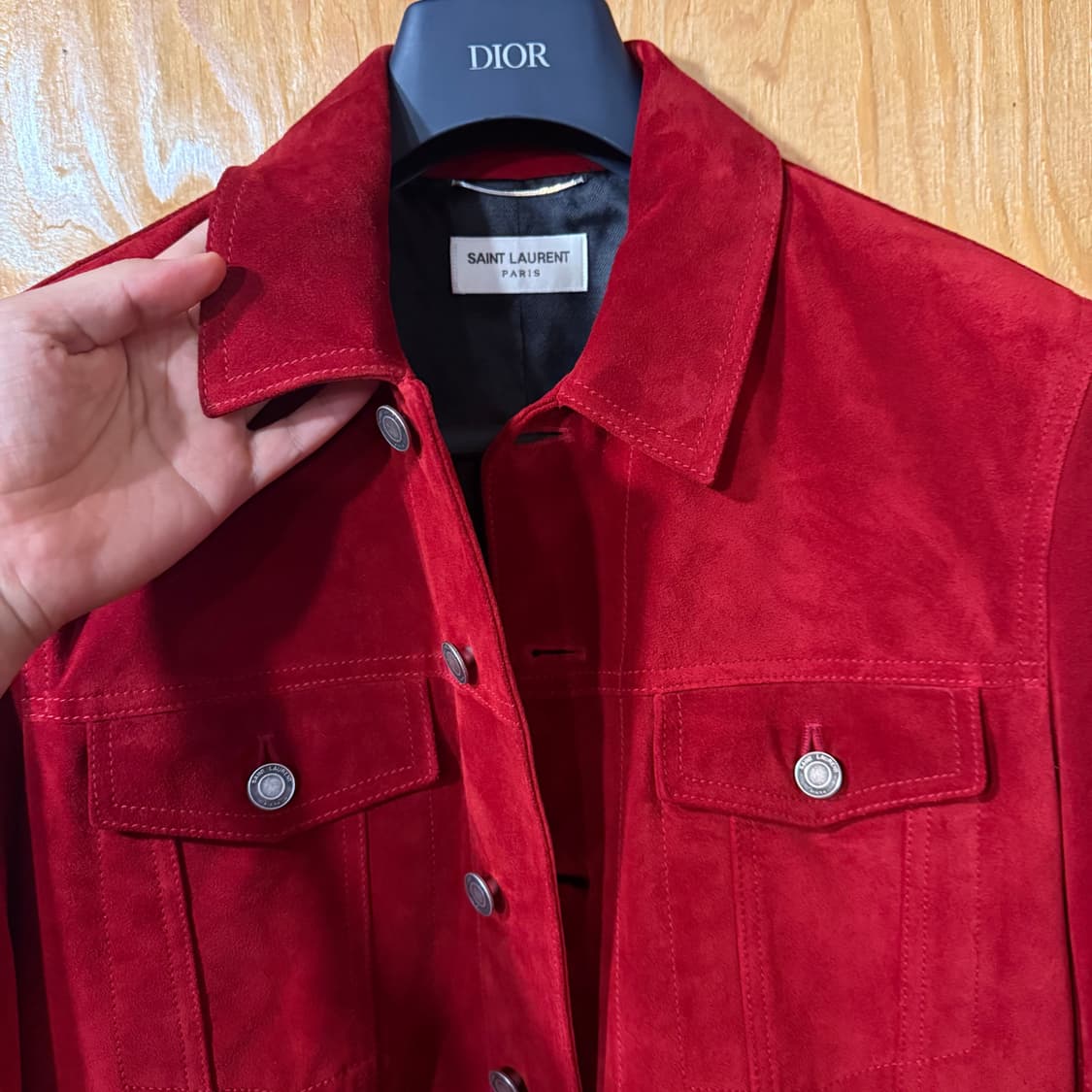 생로랑 스웨이드 자켓 50사이즈  상품이미지3