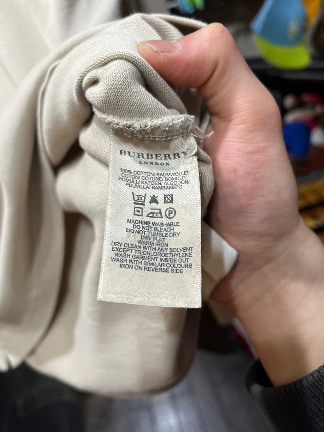 버버리 헨리넥 롱슬리브 티셔츠 상품이미지6