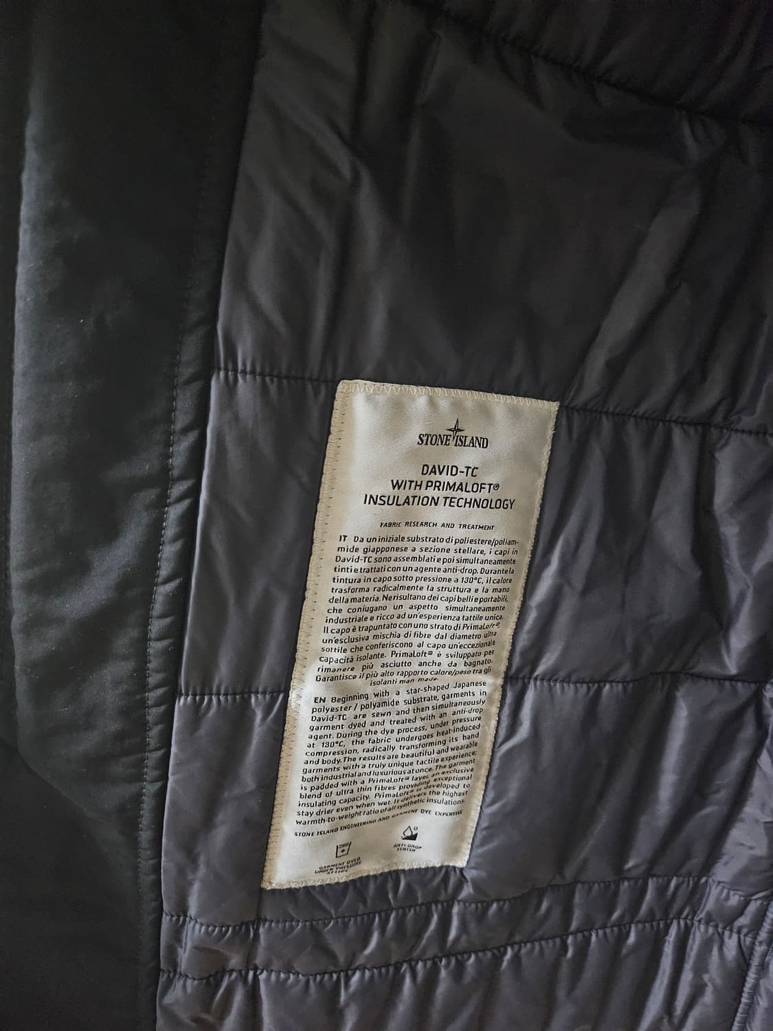 스톤 아일랜드 70549 다비드-TC 프리마로프트 퓨어자켓 L 상품이미지4