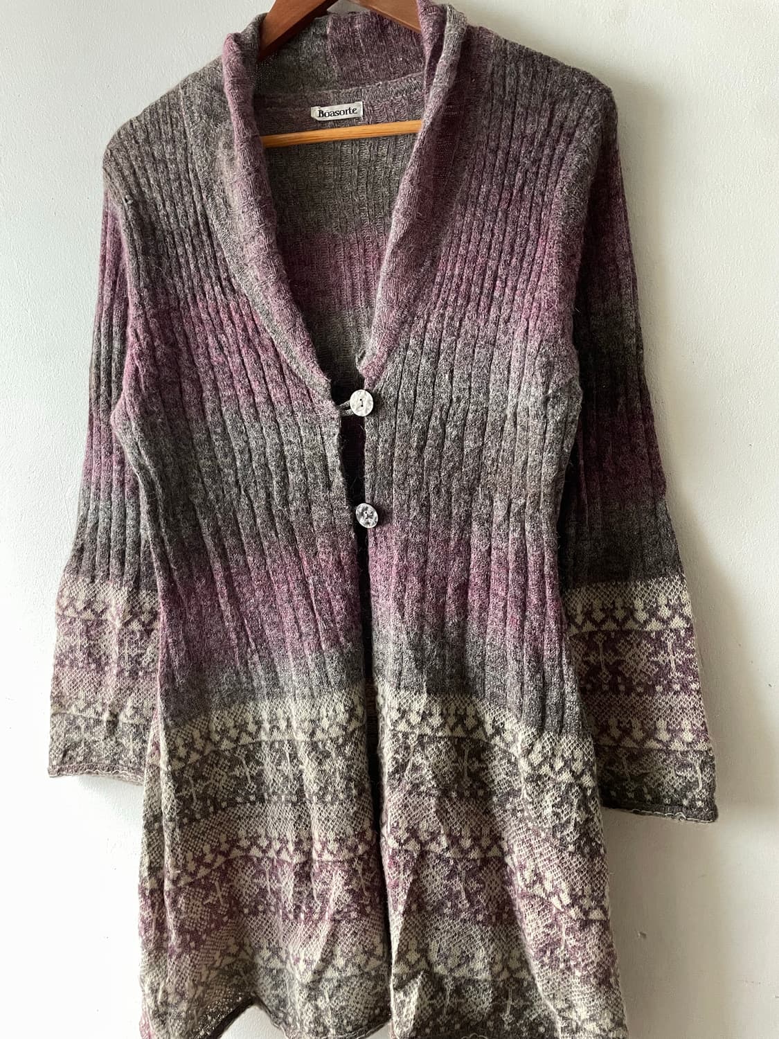 JPN Vintage Wool Knit Cardigan 상품이미지3