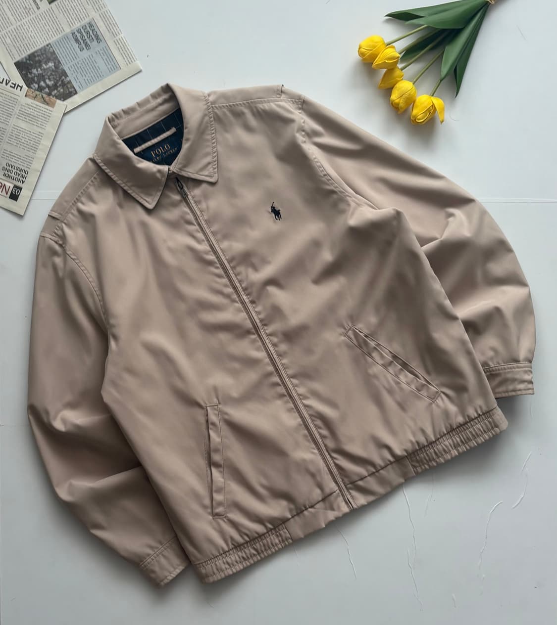 Polo 폴로랄프로렌 베이지 바이스윙 자켓 상품이미지1