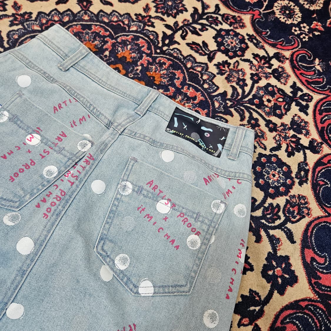 잇미샤 x Artist Proof 20ss 데님 미디 스커트 상품이미지8