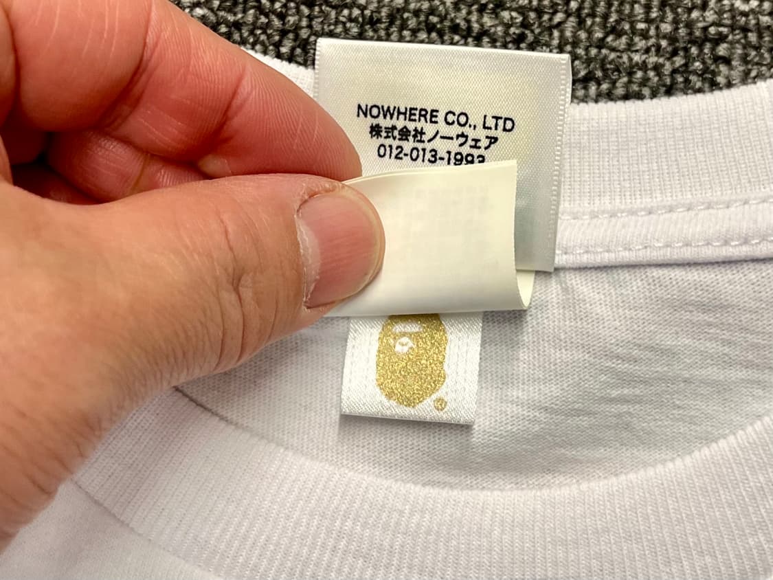 [100] 베이프 반팔티 새제품 L 상품이미지4