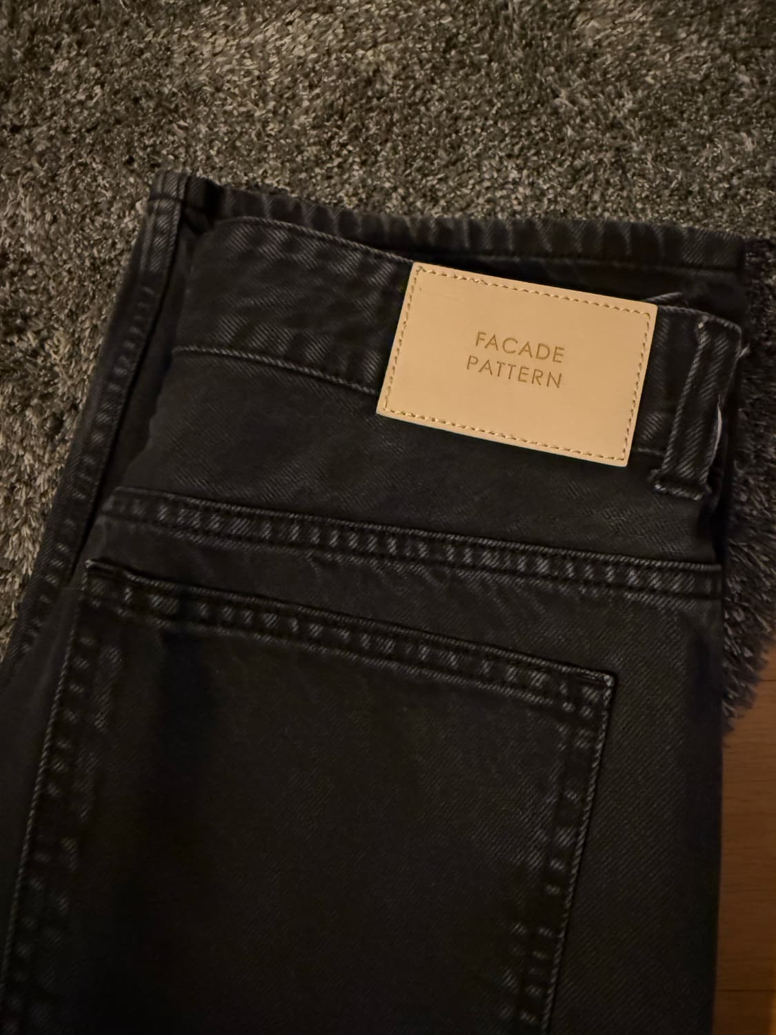 파사드패턴 클래식데님 빈티지블랙 s 상품이미지6