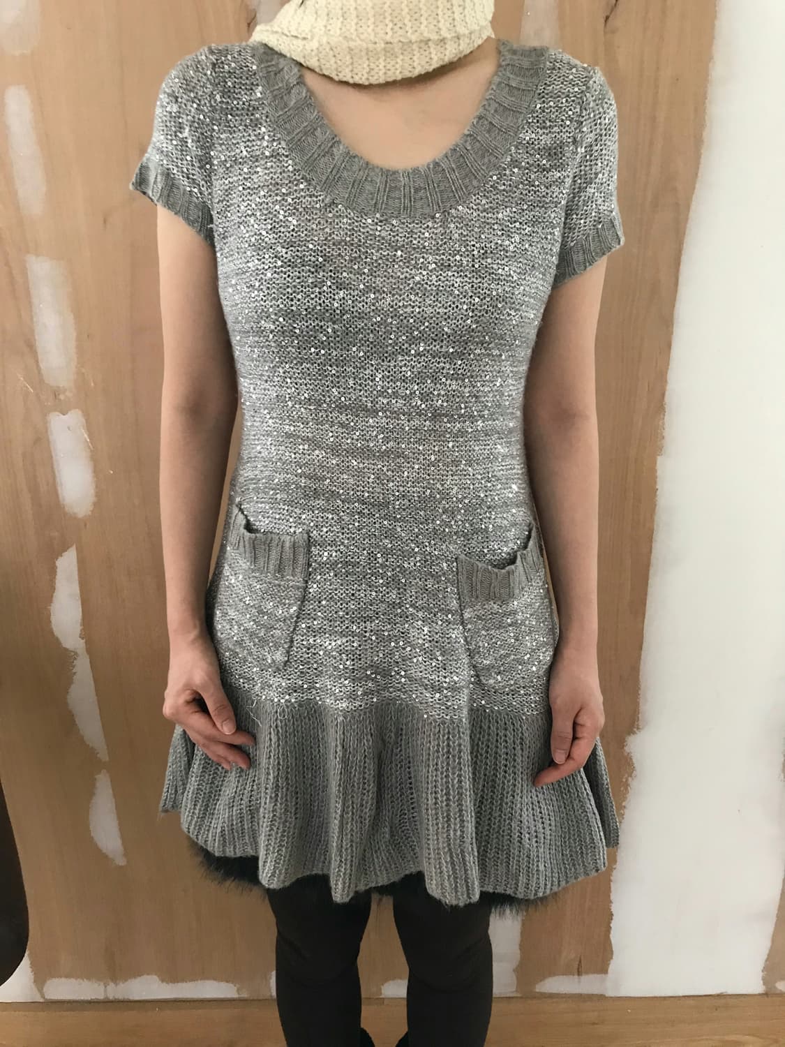 vintage grey pocket one-piece 상품이미지3