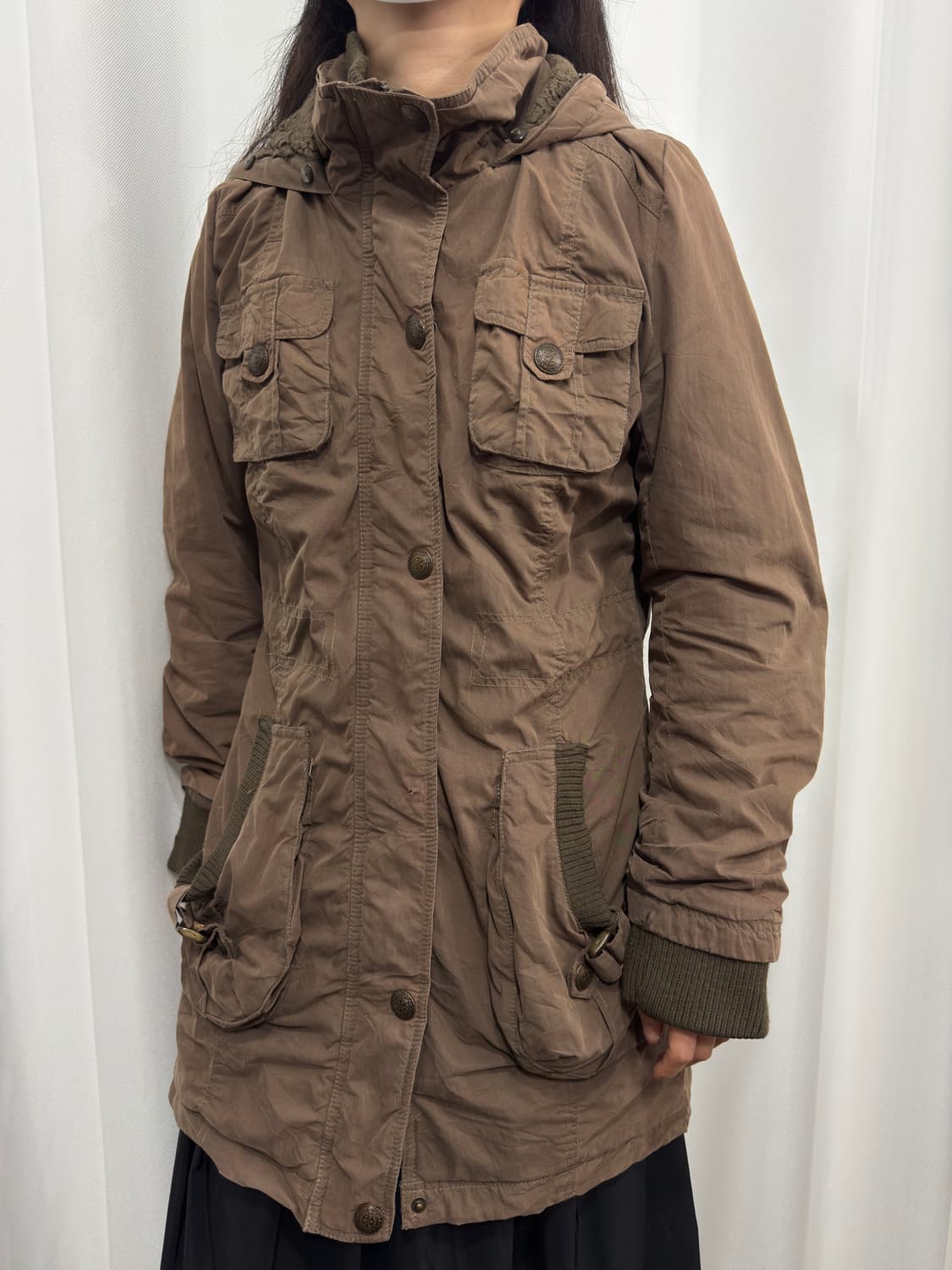brown multi pocket jacket 상품이미지2