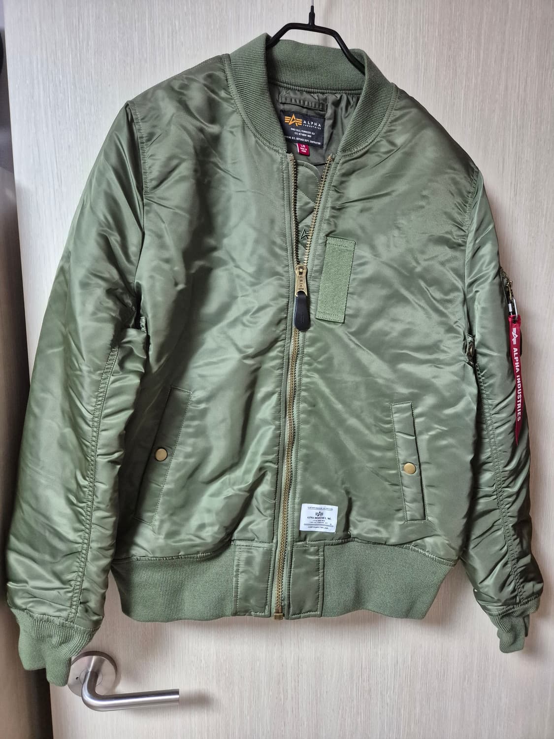 알파 인더스트리 MA-1 봄버 모드 플라이트 자켓 마원 파일럿 항공점퍼 상품이미지2