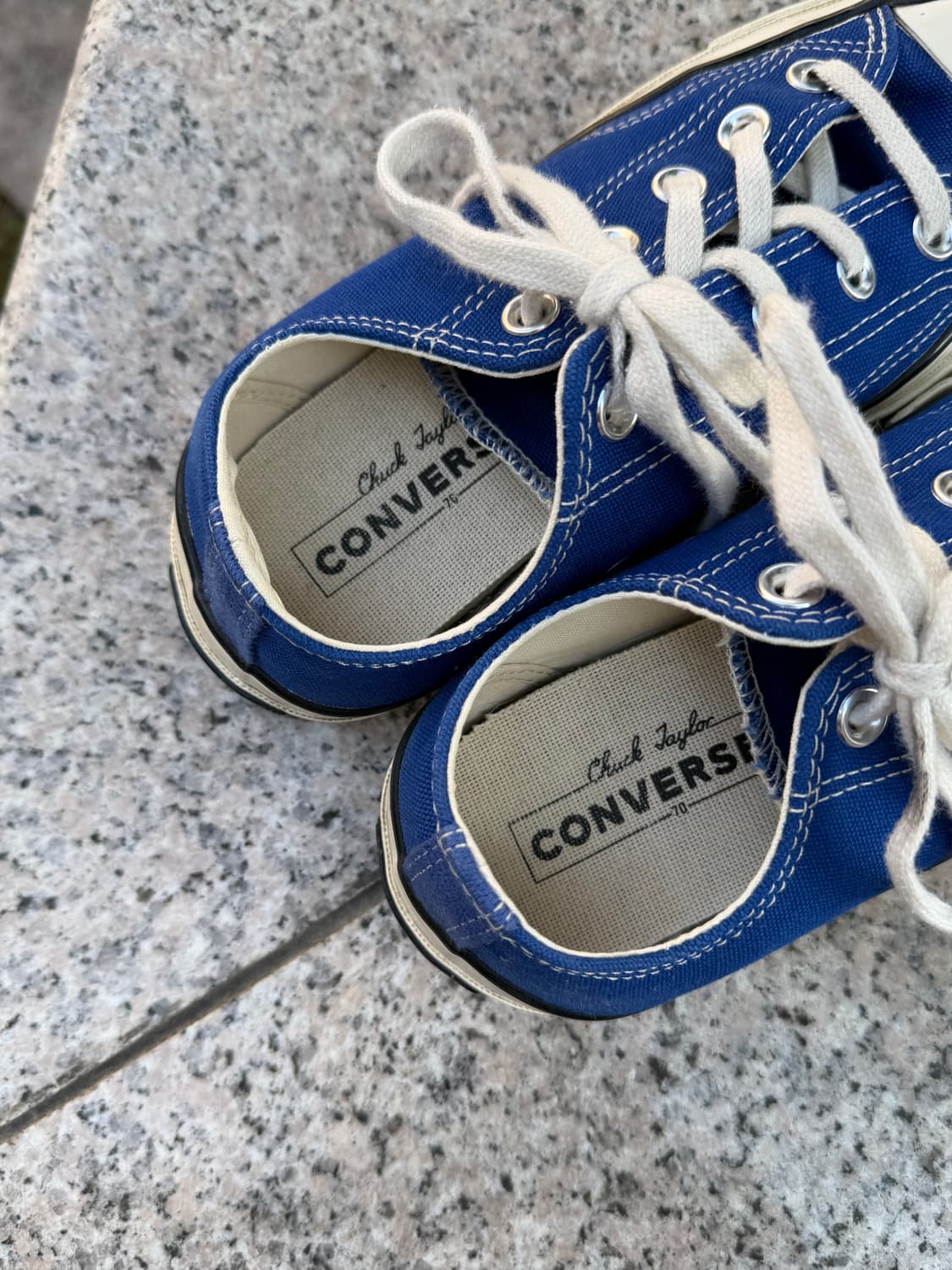Converse 컨버스 척 70 로우 빈티지 캔버스 러쉬 블루 상품이미지6