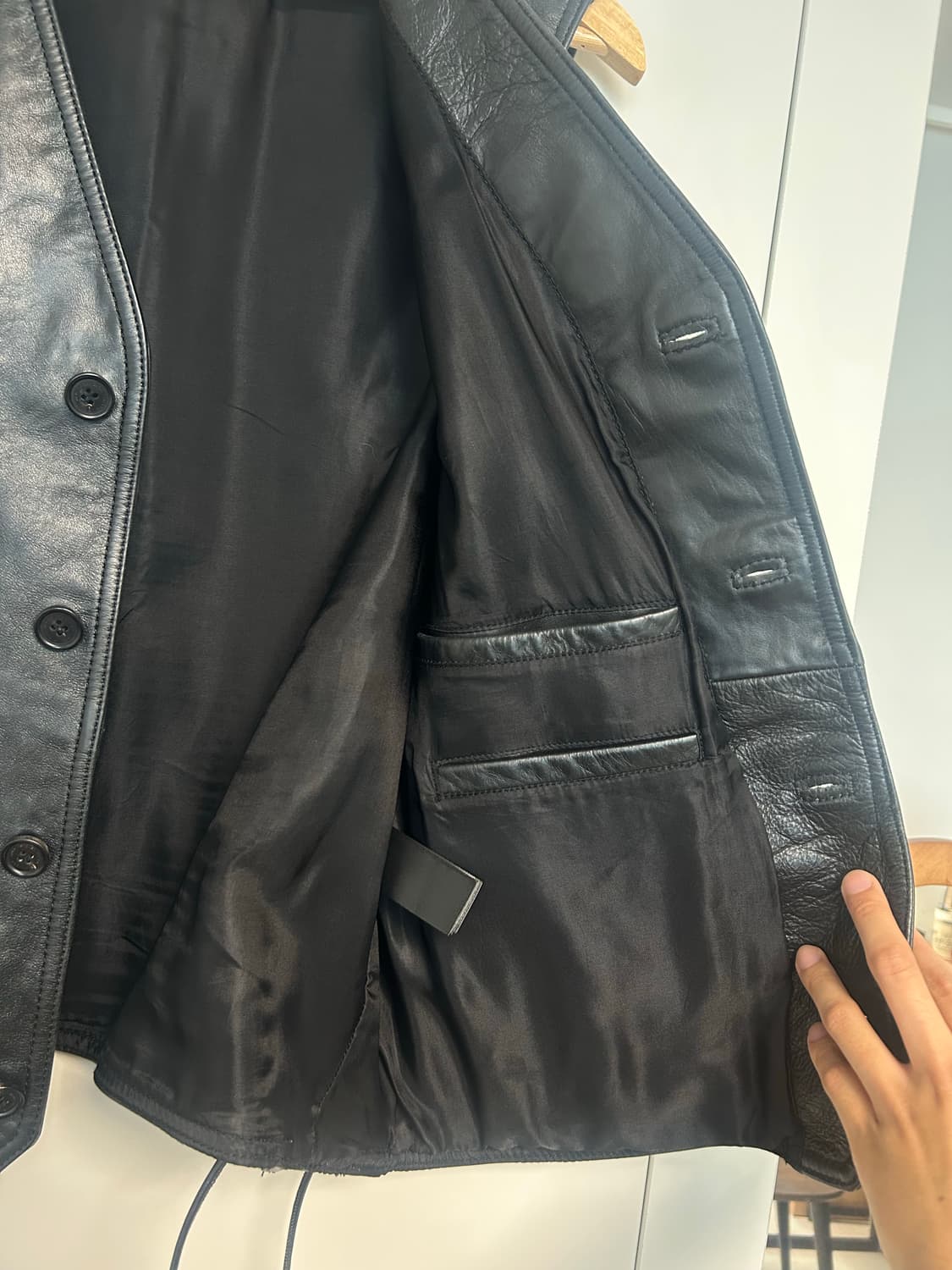 ZARA X STEVEN MEISEL - leather vest 상품이미지6