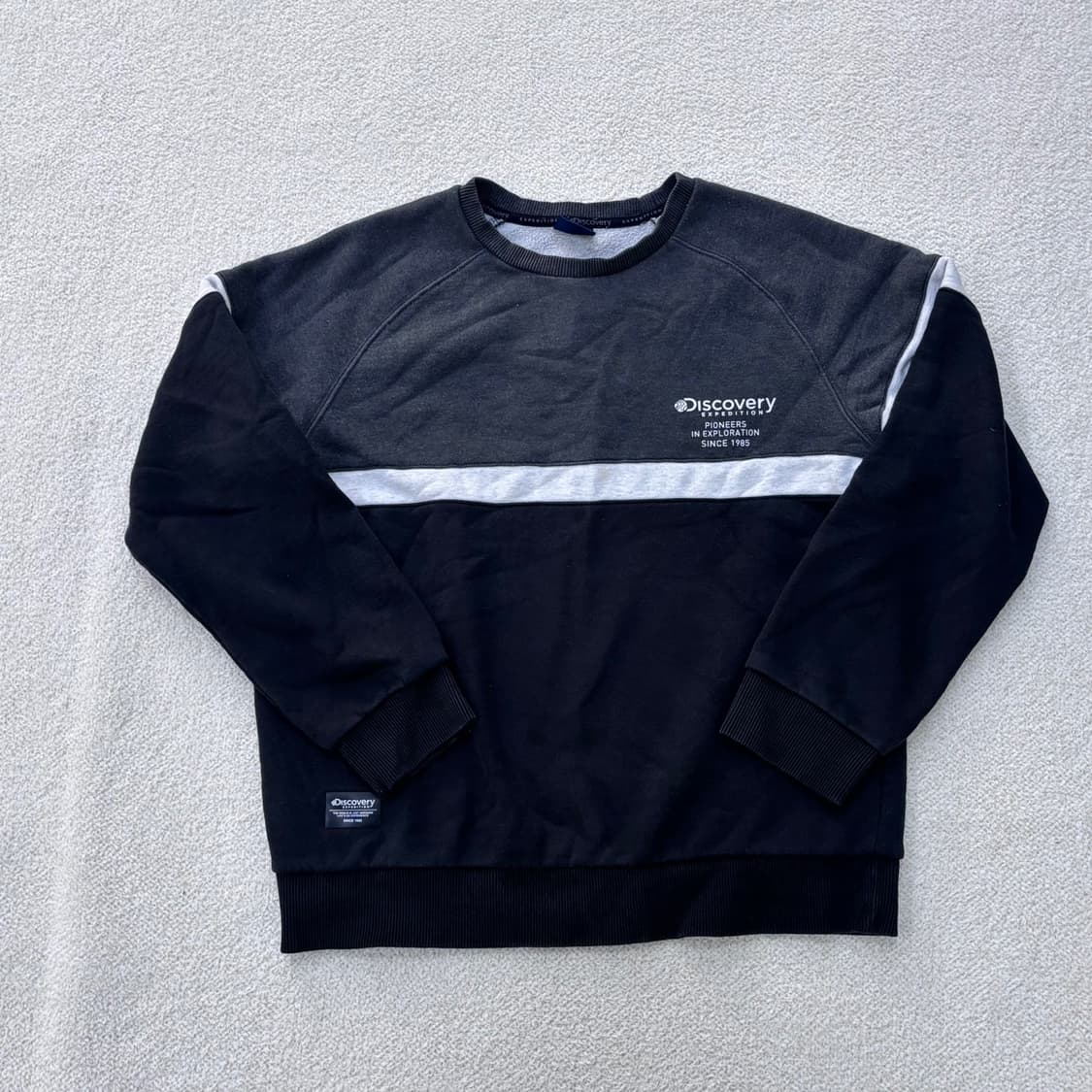 100 디스커버리 맨투맨 티셔츠 0311E 상품이미지1