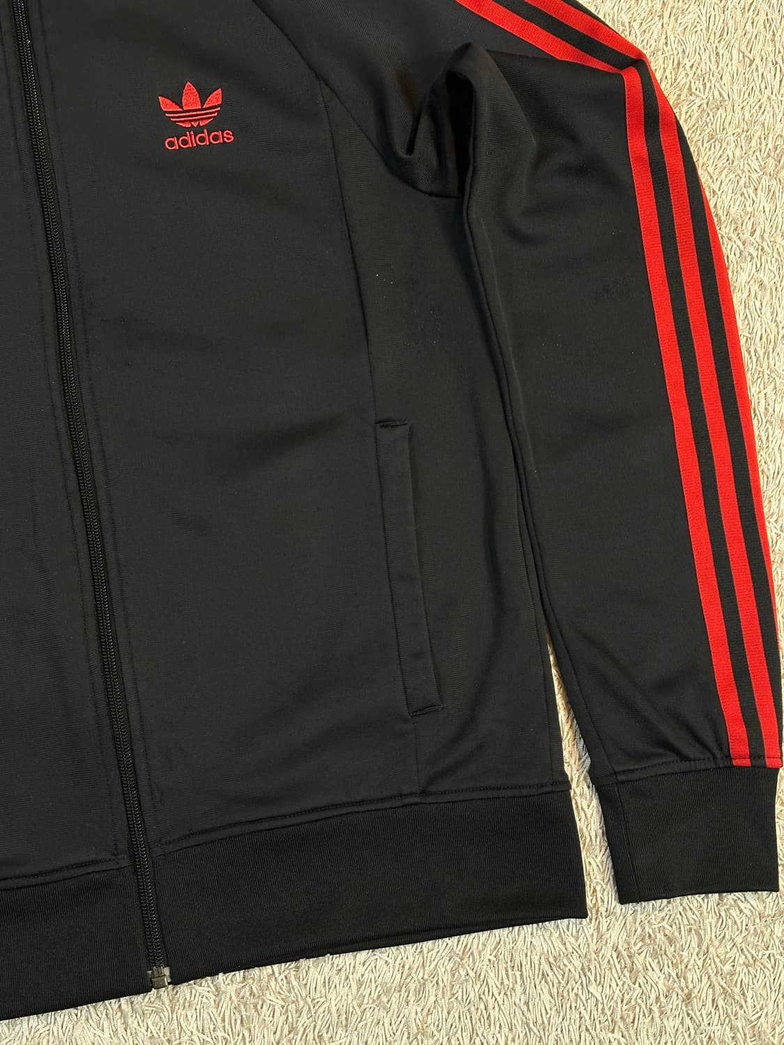 대장급) 아디다스 ADIDAS 슈퍼스타 검빨 트랙탑 져지 상품이미지4