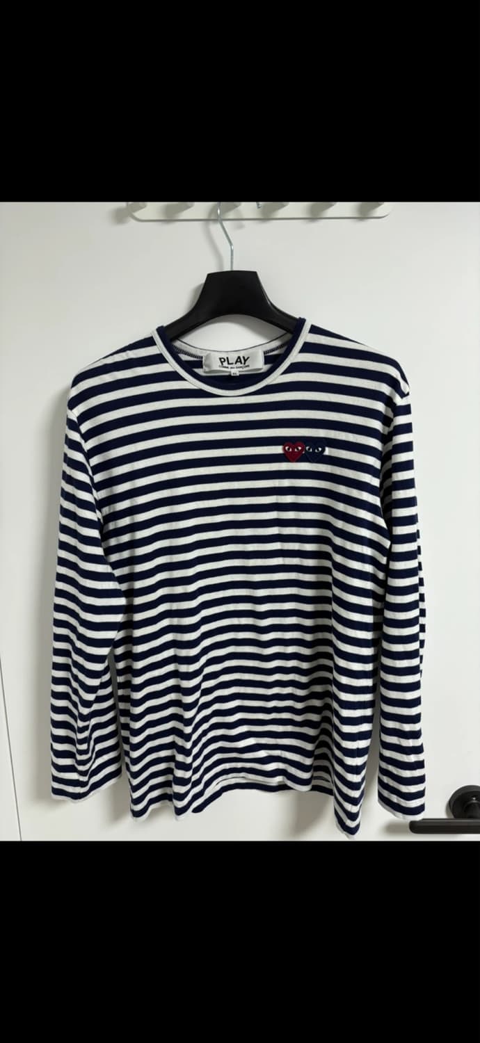 꼼데가르송 스트라이프 롱슬리브 XL 상품이미지1