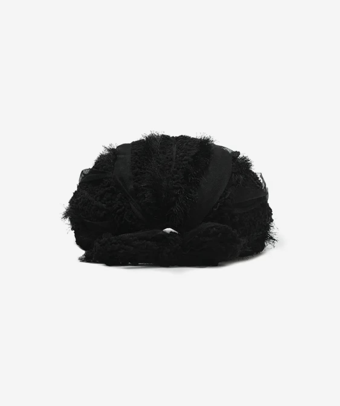 타입서비스 리본 헌팅캡 베레모 블랙 상품이미지3