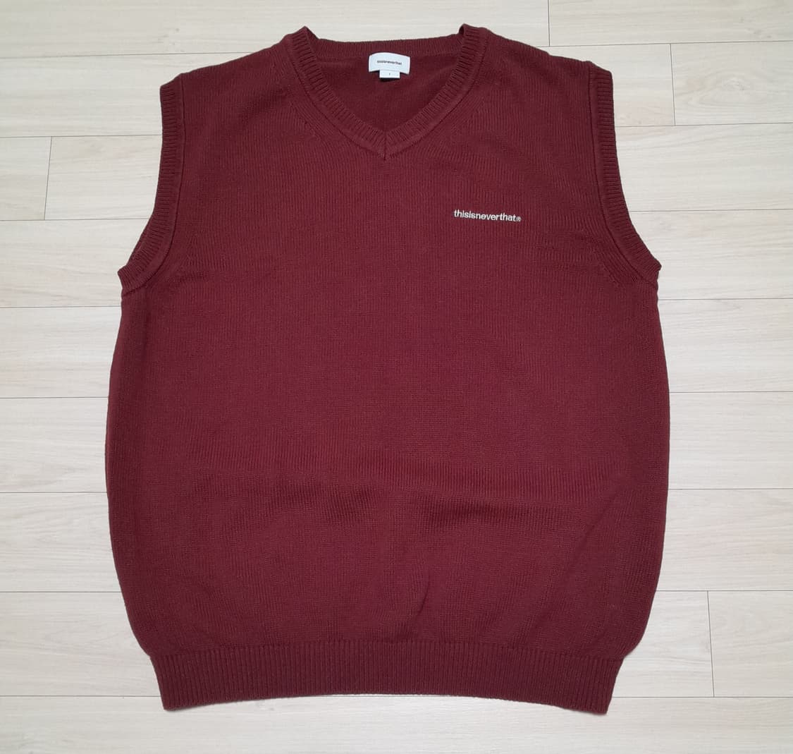 💥디스이즈네버댓 니트 베스트 버건디 (L)
 상품이미지1
