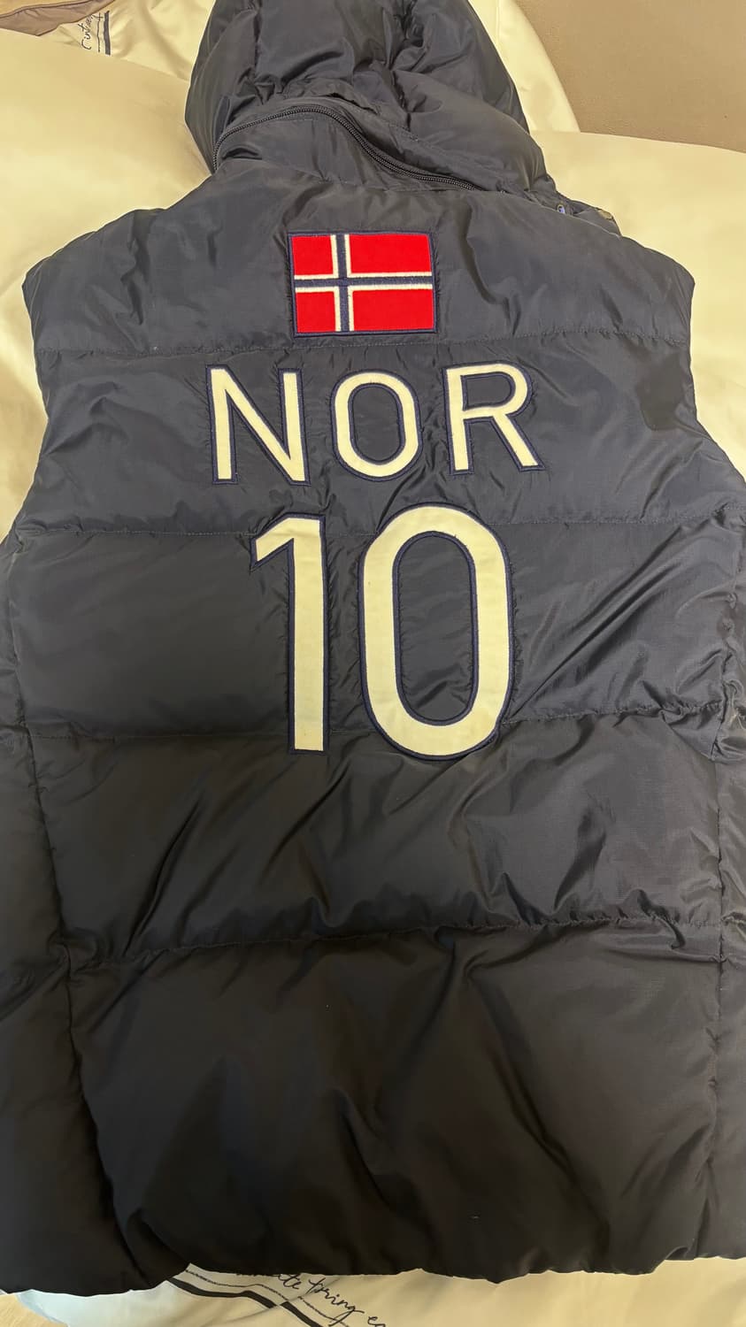 폴로 랄프로렌 치프키프 노르웨이 빅포니 네이비 패딩조끼 상품이미지2