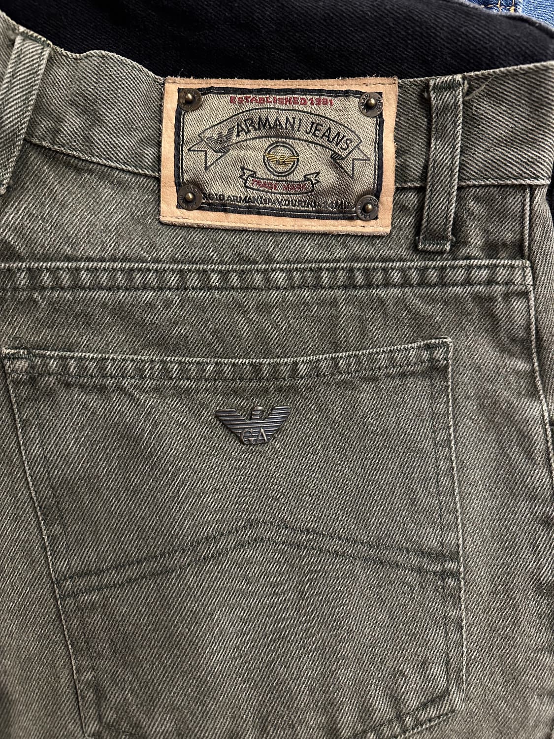 빈티지 90s 아르마니 진 데님 팬츠 상품이미지6