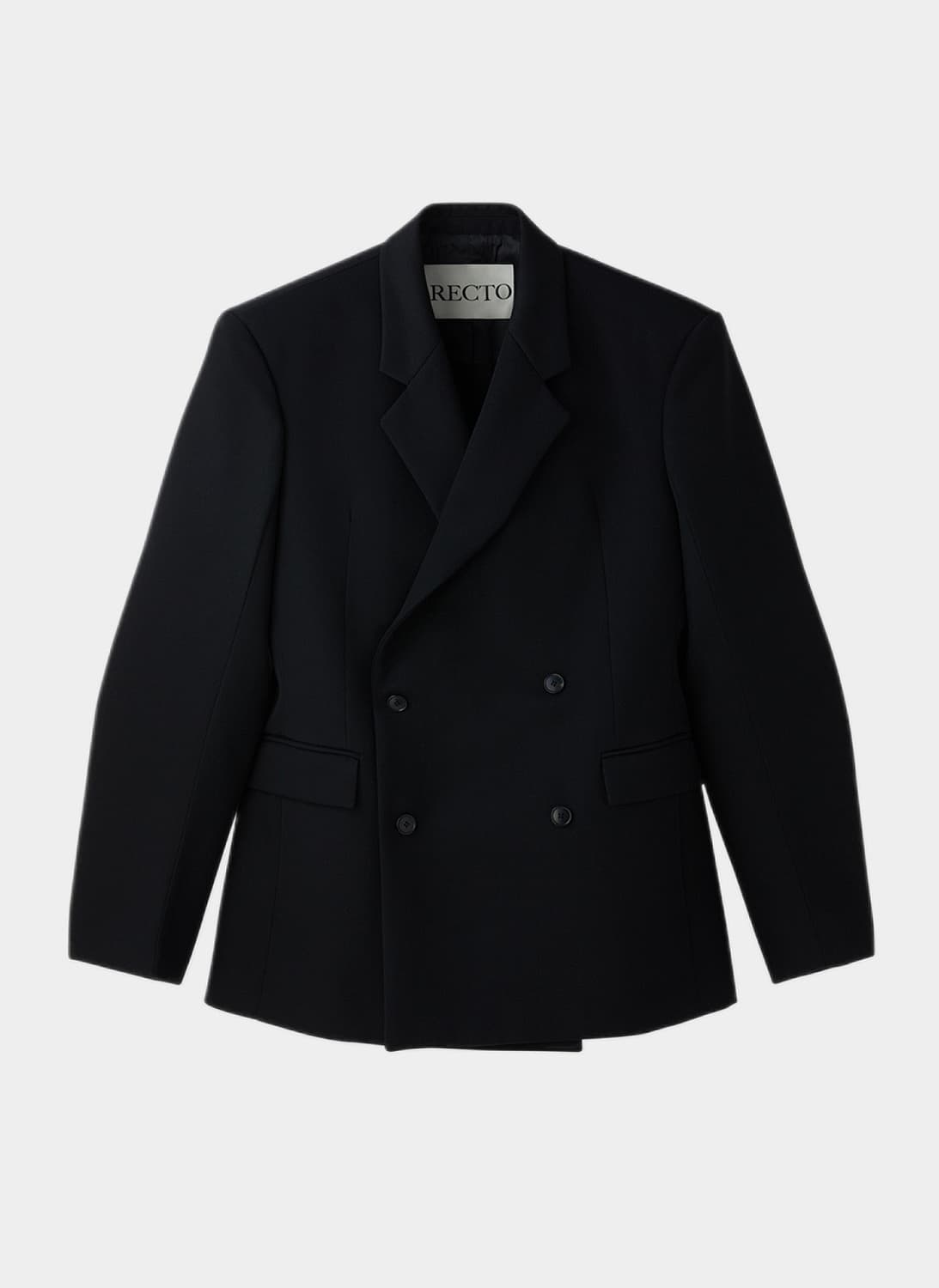 [S / XL] 렉토 듄 아워글라스 실루엣 자켓 블랙 상품이미지3