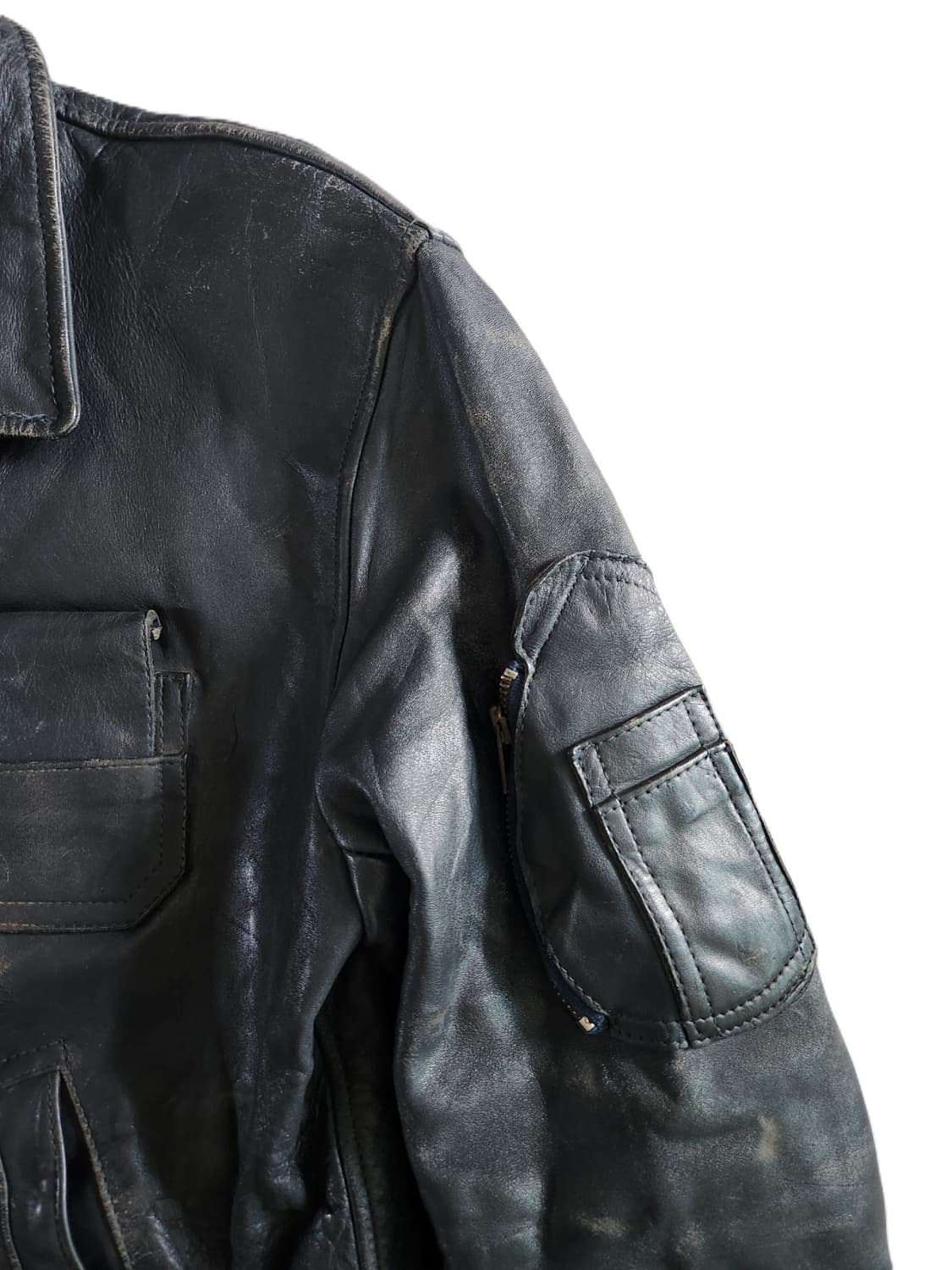 French Air Force Pilot Leather Jacket 상품이미지3