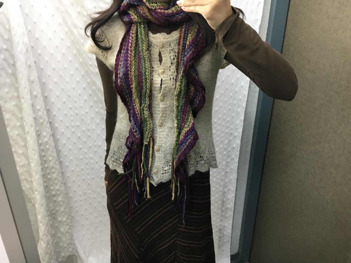 다채색 뜨개 머플러 상품이미지6