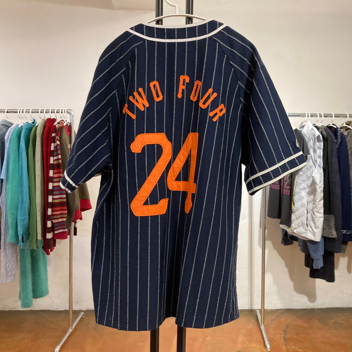 빈티지 핀스트라이프 베이스볼 저지 상품이미지9