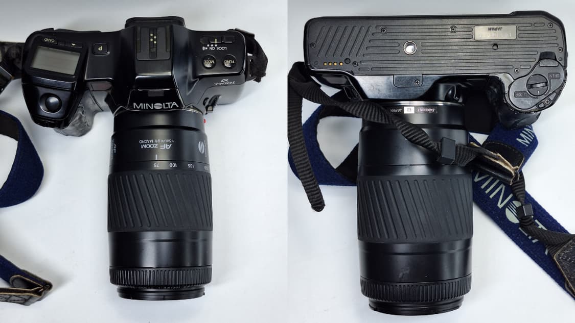 빈티지 필름카메라 풀세트/미놀타 a7700i 75-300mm 망원렌즈 상품이미지3
