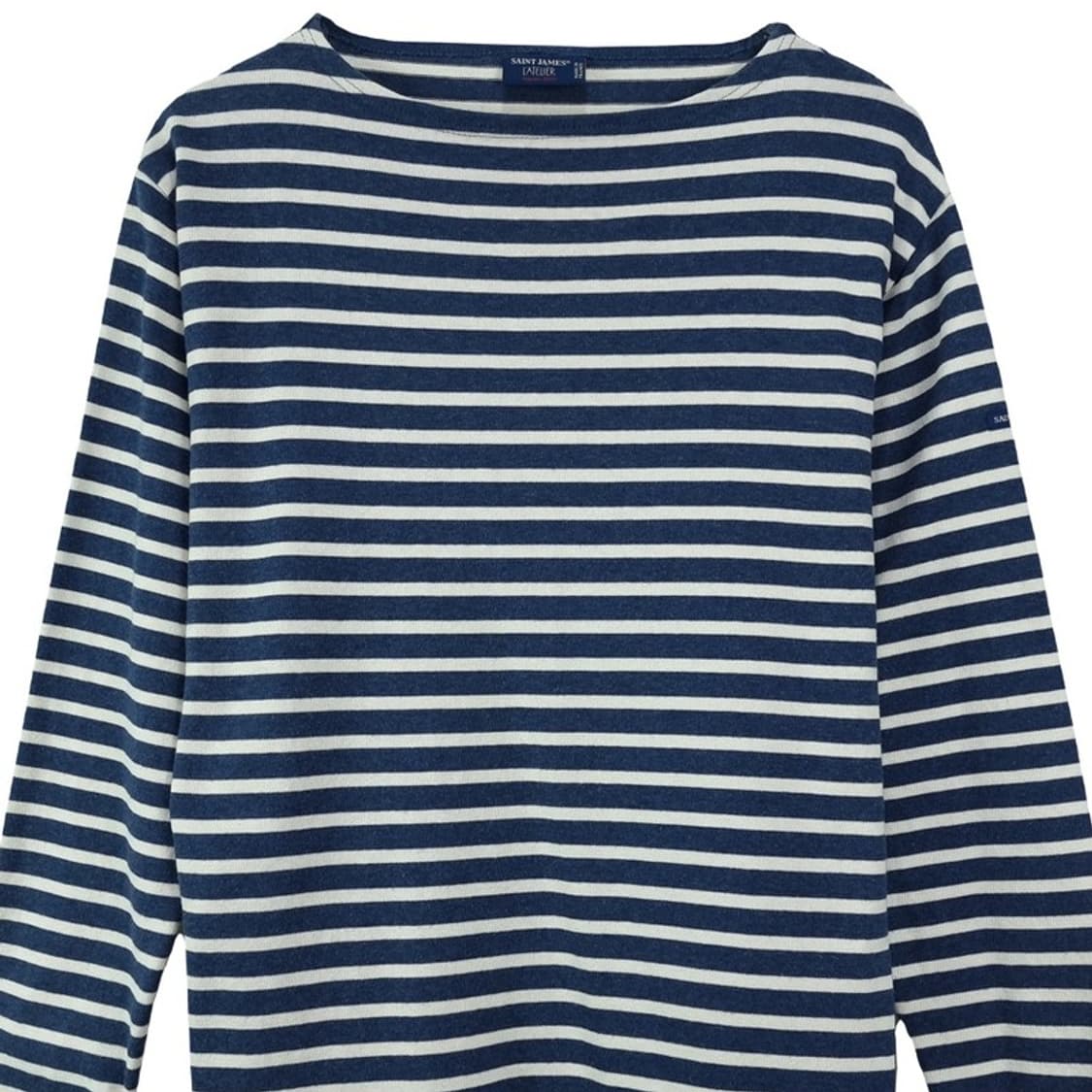 세인트제임스 스트라이프 보트넥 루즈핏 롱슬리브 긴팔티 M18927 상품이미지4
