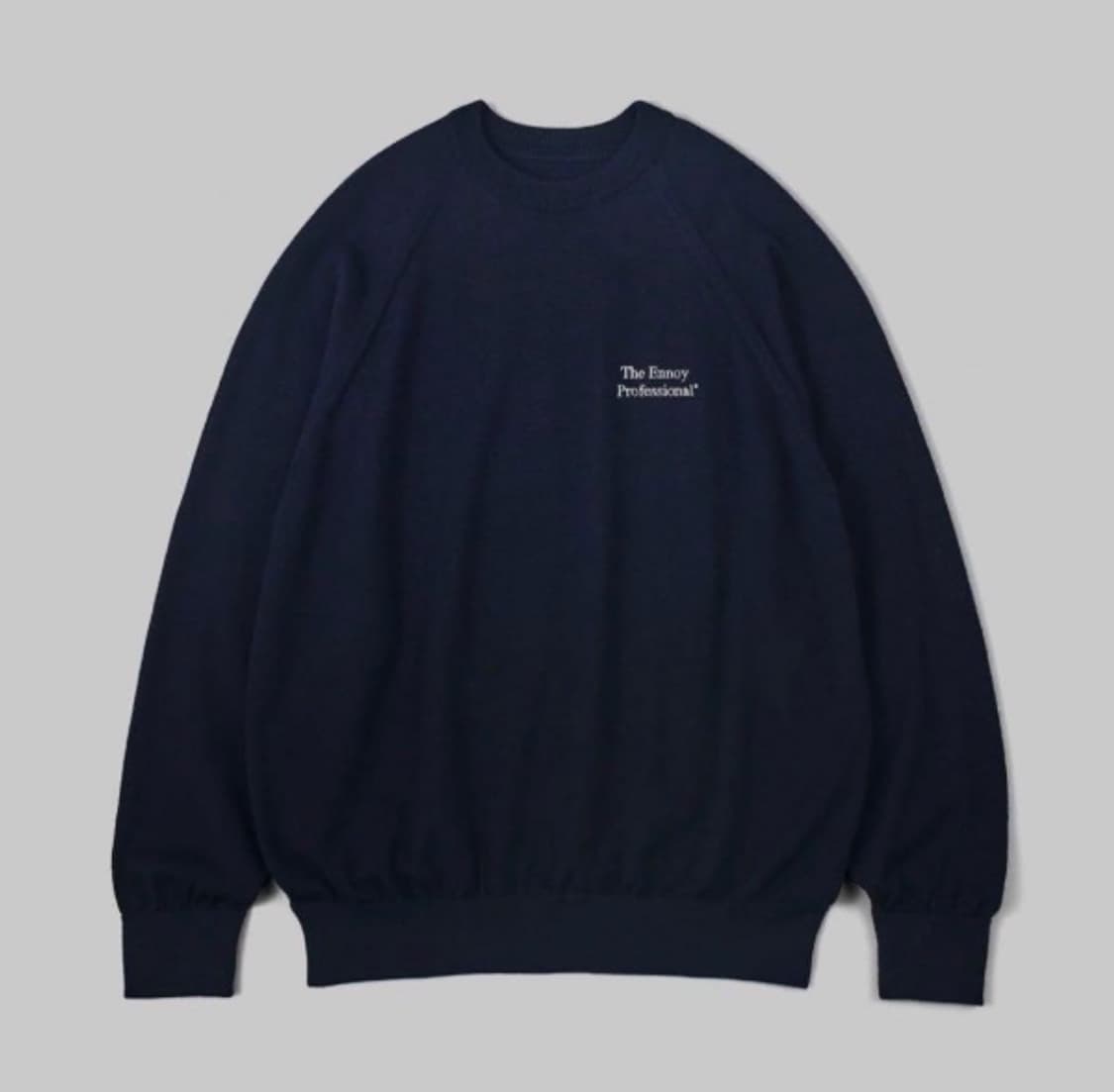 엔노이 ENNOY 25aw 메리노 울 스웨터 네이비 XXL 상품이미지1