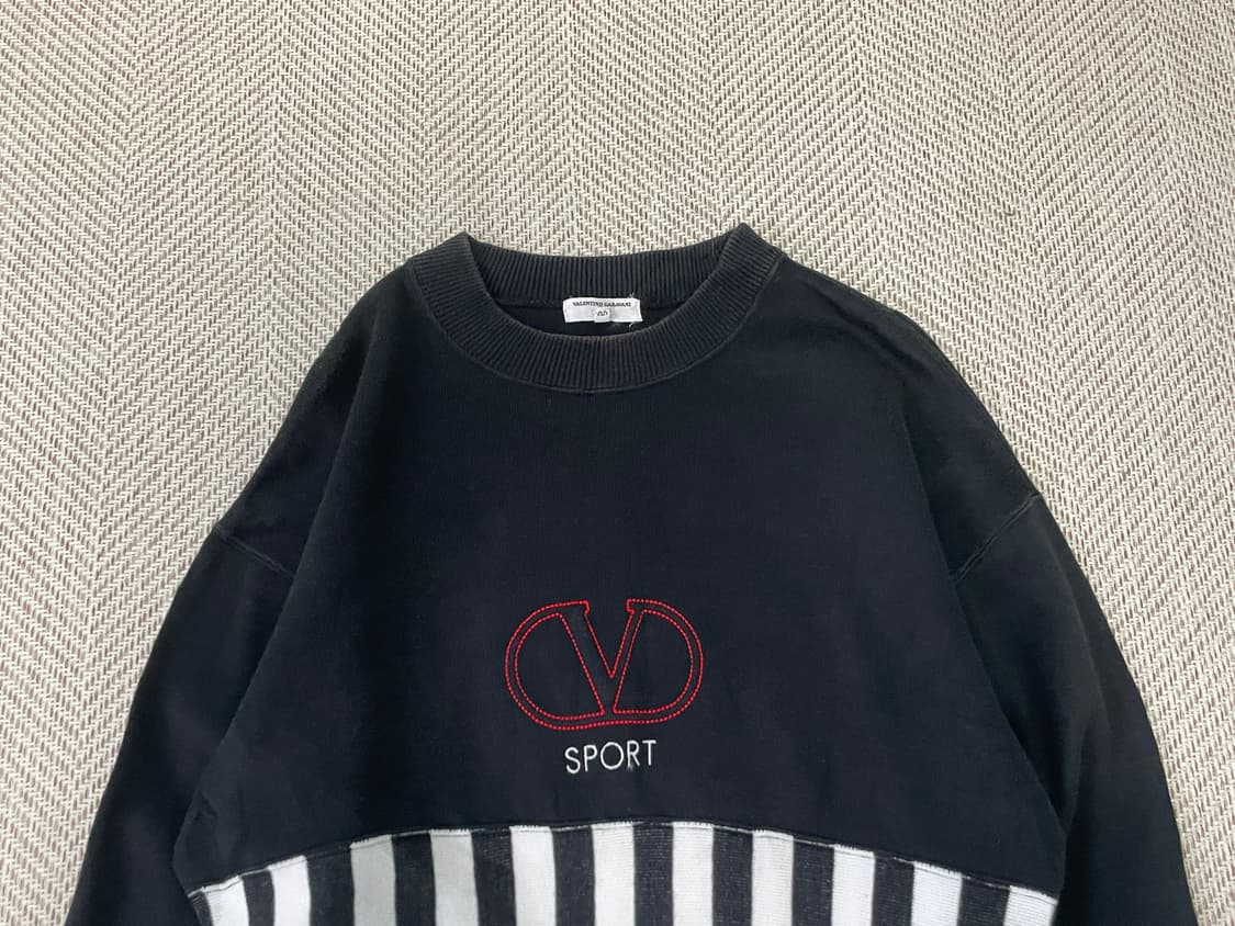 발렌티노 가라바니 스포츠 패널 스웻셔츠 상품이미지4