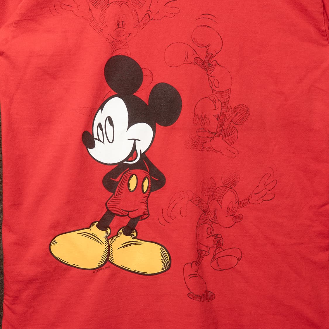 [95] 90s 디즈니 미키마우스 싱글스티치 수소봉제 티셔츠  상품이미지2