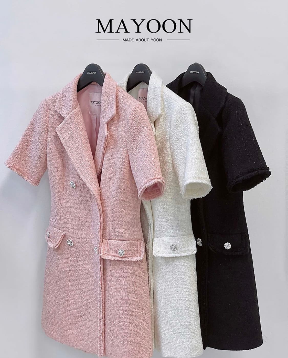 메이윤 블랙라벨 트위드원피스 / 하객룩 원피스 상품이미지2