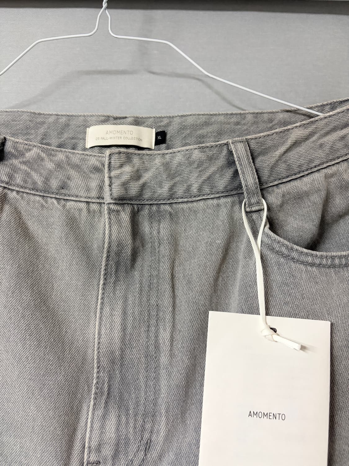 아모멘토 데님 그레이 xl 새상품 상품이미지4