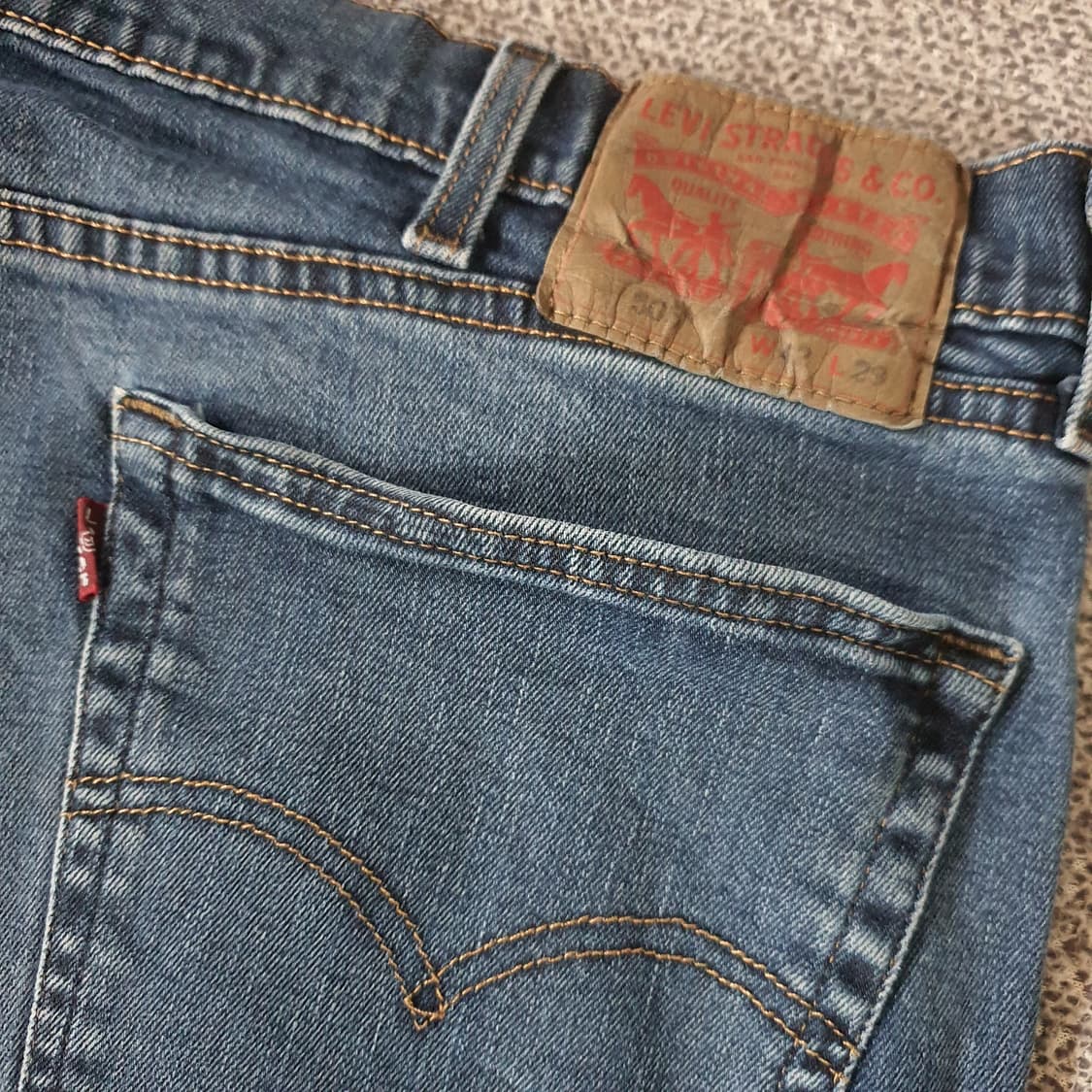 빅사이즈 리바이스 505 빈티지 데님 팬츠 No.55 상품이미지8