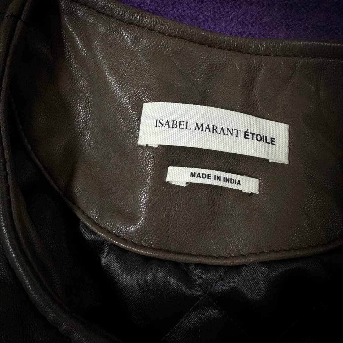 Isabel Marant Étoile Lambskin Leather Ja 상품이미지3