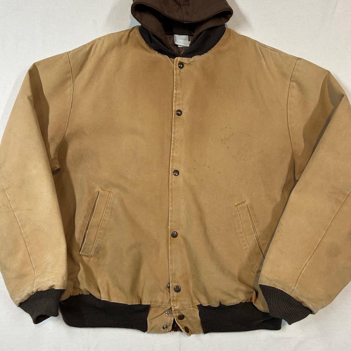 XXXL) MULESKINS USA 덕 캔버스 봄버 후드 자켓 상품이미지2