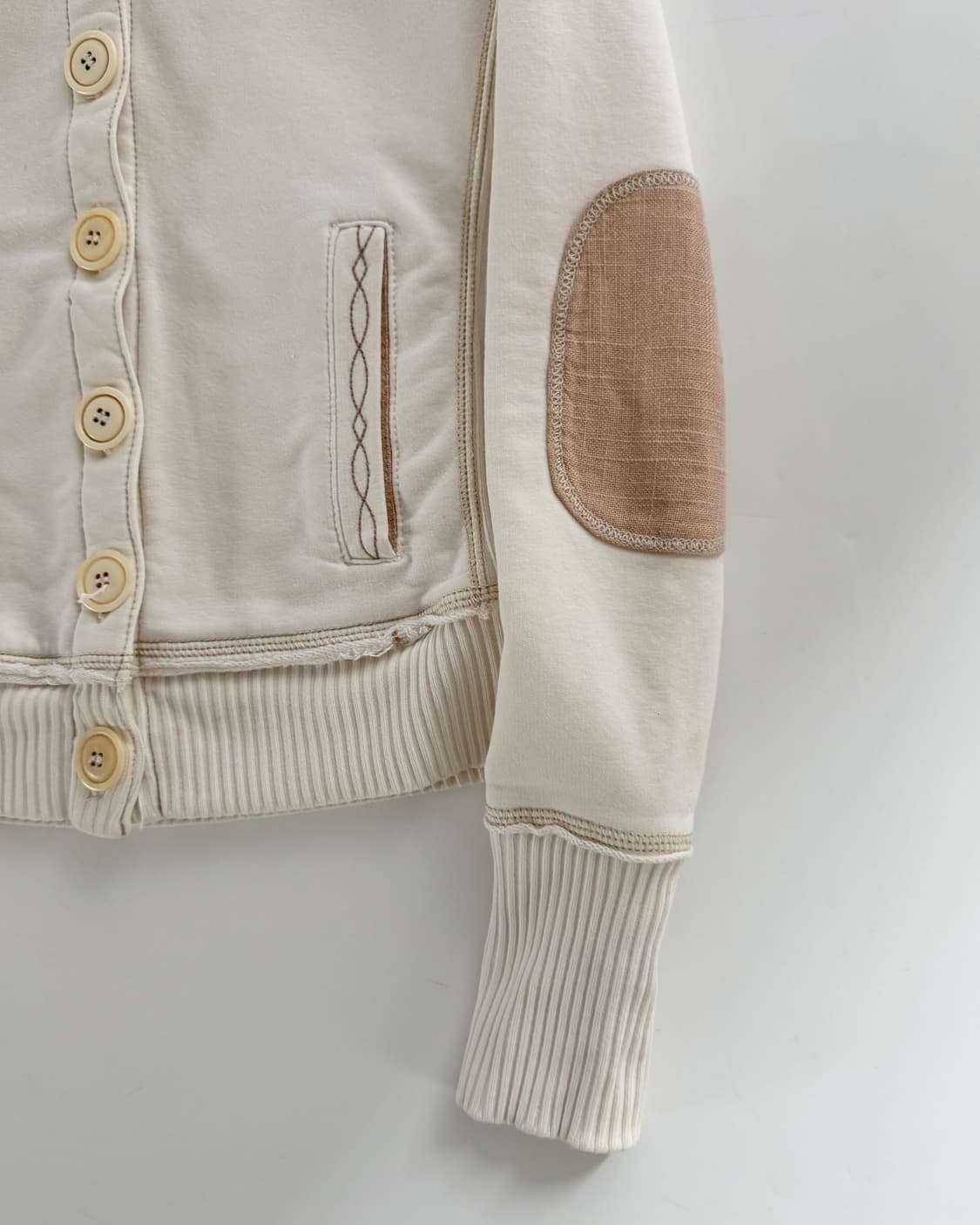 Polo Jeans 폴로 진스 아이보리 후드 버튼 가디건 상품이미지6