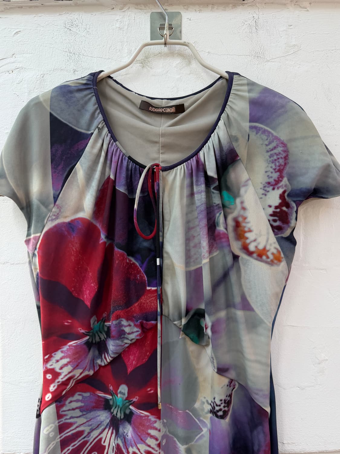 Roberto Cavalli 플로럴 그래픽 반팔 드레스 42 상품이미지2