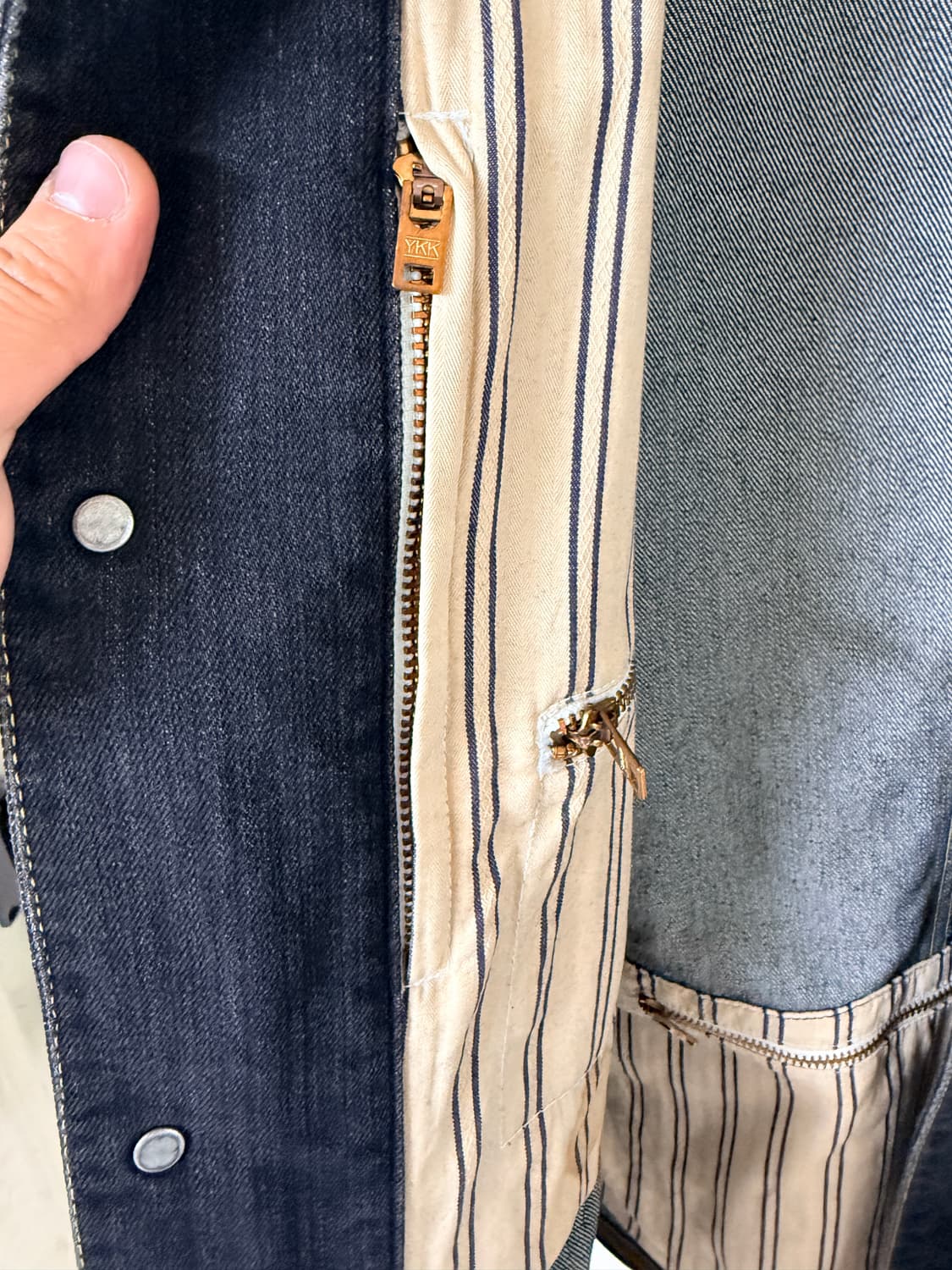 CEI for beams 빔즈 데님 초어자켓 워크자켓 상품이미지8