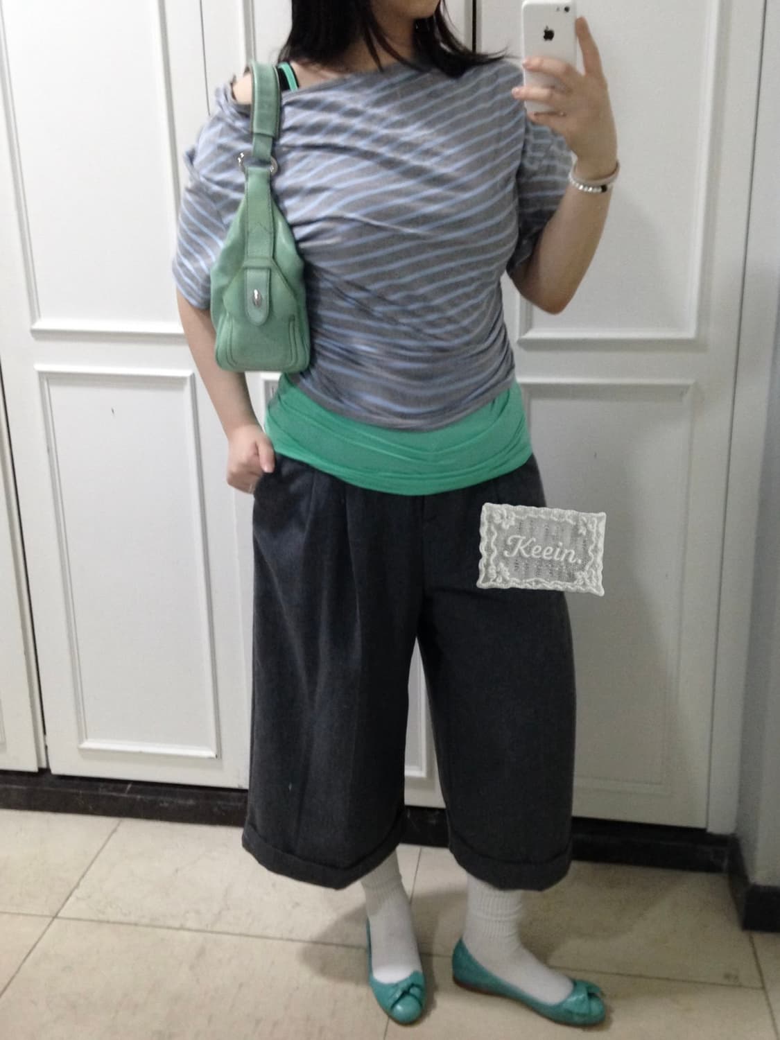 Tods tiffiani mint shoulder bag 상품이미지4