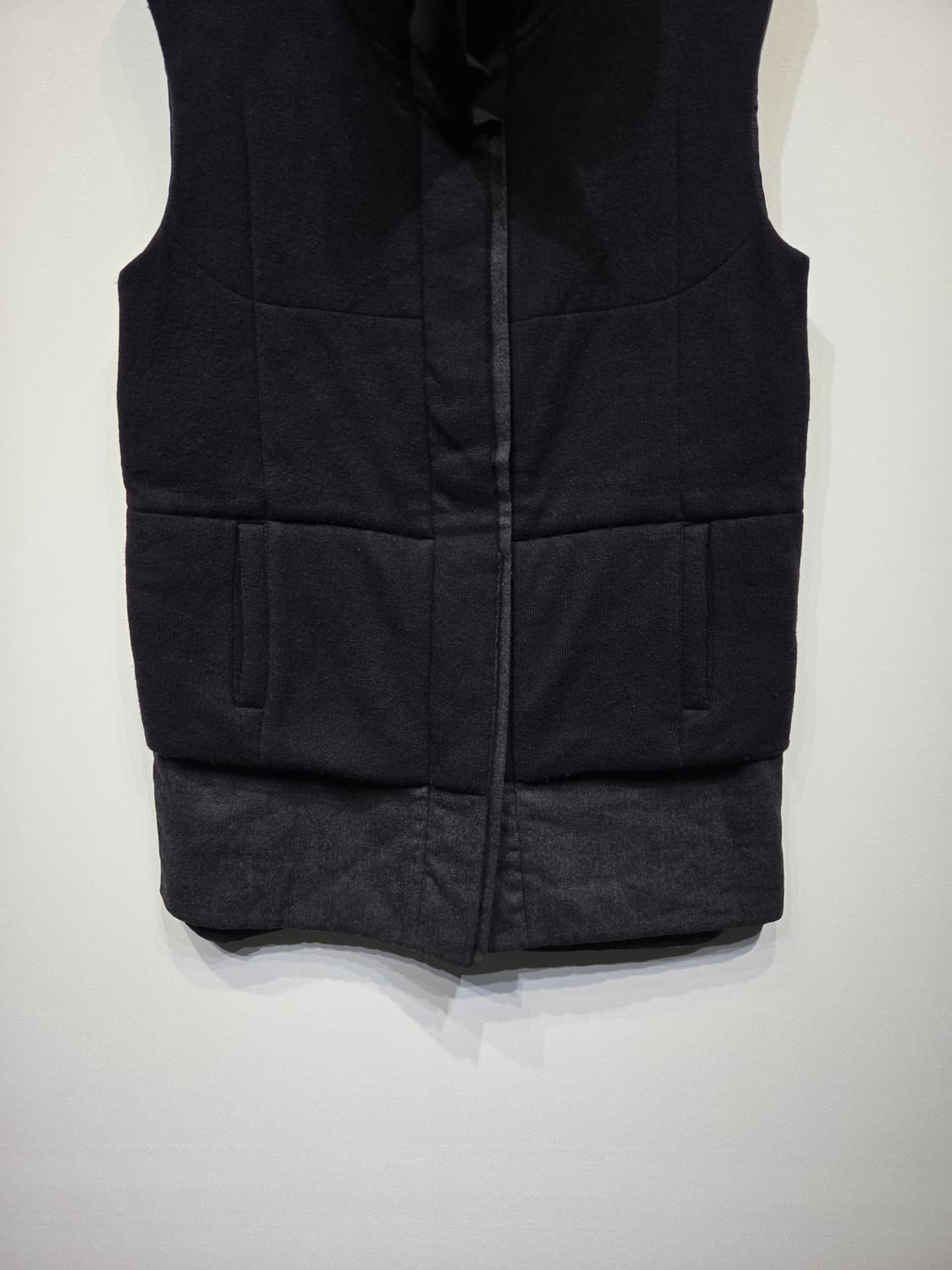 르베이지(LEBEIGE) 울 블렌드 하이넥 패딩 베스트 상품이미지4