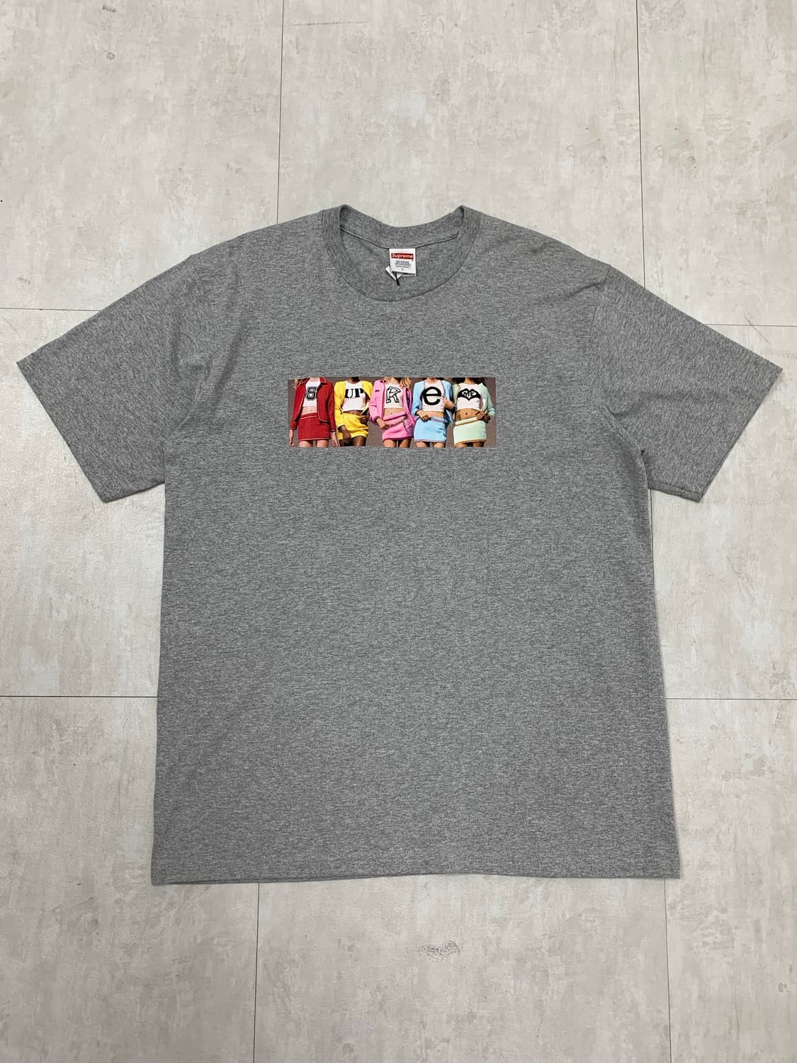 슈프림 Girl tee gray FW25 #585 상품이미지1