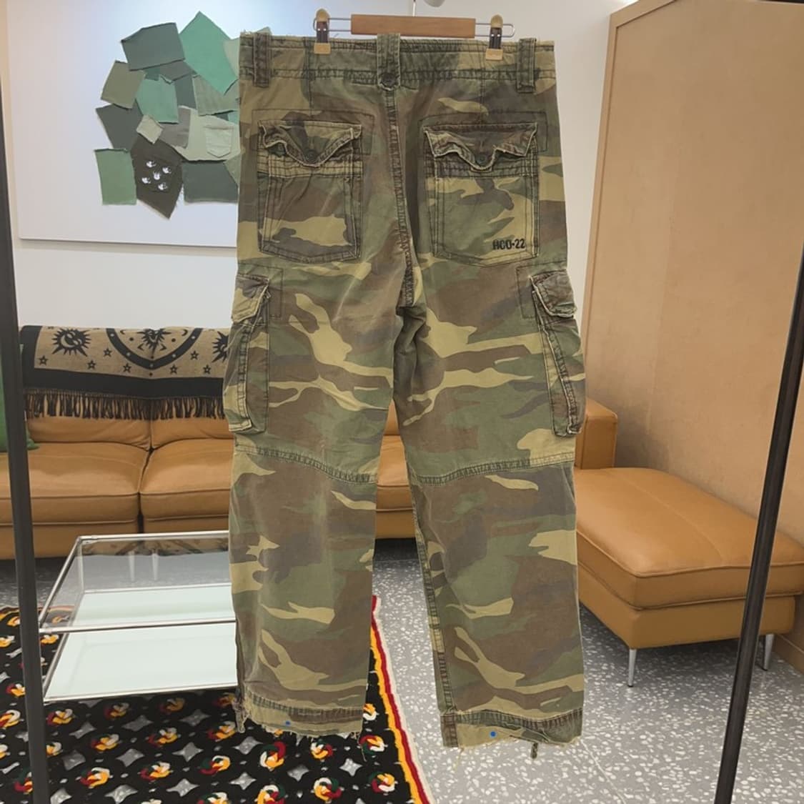 홀리스터 Y2K 카모플라주 와이드 카고팬츠 M C06594 상품이미지4