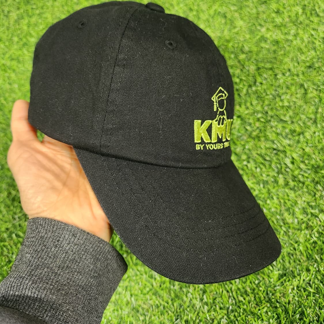 디스이즈네버댓 thisisneverthat KMU 자수 볼캡 블랙 (택O 상품이미지2