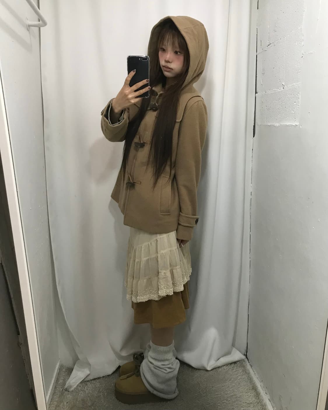 🐶베이지 모리 레이어드 코디 세트 🐶 상품이미지1